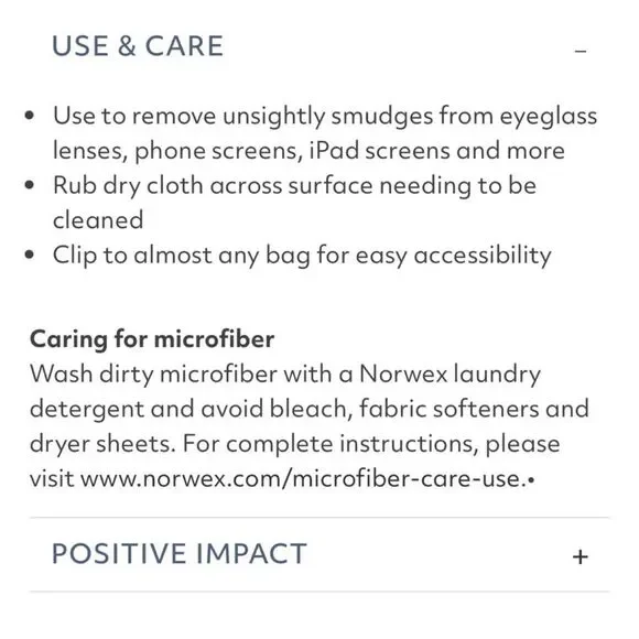 Norwex Optic Scarf Signature Floral Frost NWT - Picture 6 of 11